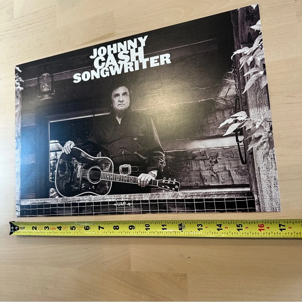 Johnny Cash 'Songwriter' promo Wall Poster 17”/11”